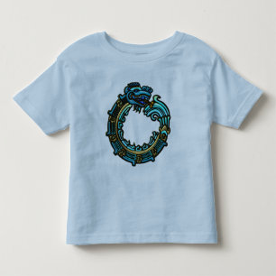 T-shirt Pour Les Tous Petits Quetzalcoatl turquoise