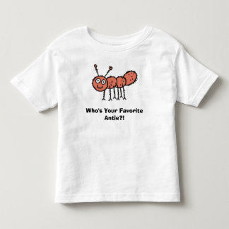 T-shirt Pour Les Tous Petits Qui est votre Antie préféré ? !