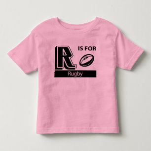 T-shirt Pour Les Tous Petits R est pour le rugby