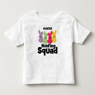 T-SHIRT POUR LES TOUS PETITS "RABBITS HUNTING SQUAD" PERSONNALISÉ