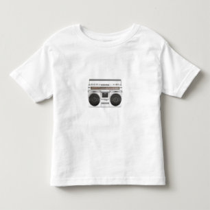 T-shirt Pour Les Tous Petits Radio de Boombox de vieille école