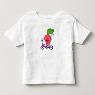 T-shirt Pour Les Tous Petits Radis avec Bicyclette