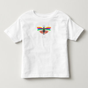T-shirt Pour Les Tous Petits Rainbow Grasshopper