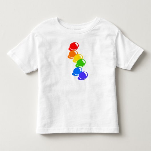 T-shirt Pour Les Tous Petits Rainbowbeans (Devant)
