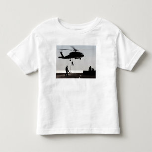 T-shirt Pour Les Tous Petits Rapide-corde de personnel hors d'un SH-60F
