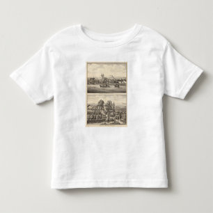 T-shirt Pour Les Tous Petits Recherche de paon, gorge de saule