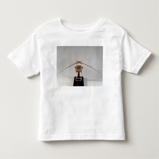 T-shirt Pour Les Tous Petits Reconstruction modèle de la conception de da Vinci (Devant)