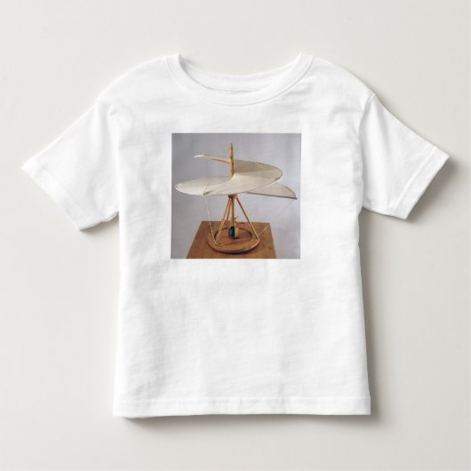 T-shirt Pour Les Tous Petits Reconstruction modèle de la conception de da Vinci (Devant)