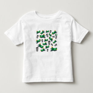 T-shirt Pour Les Tous Petits Recyclage Motif de camion-poubelle