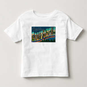 T-shirt Pour Les Tous Petits Redding, la Californie - grandes scènes de lettre