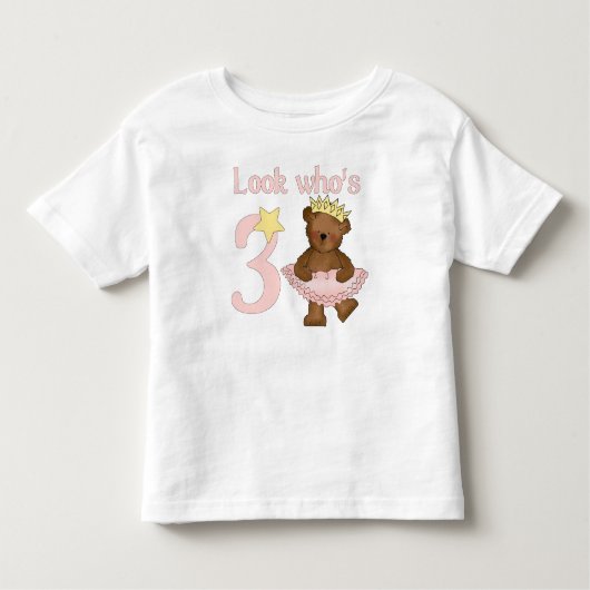 T-shirt Pour Les Tous Petits Regardez qui a 3 filles (Devant)