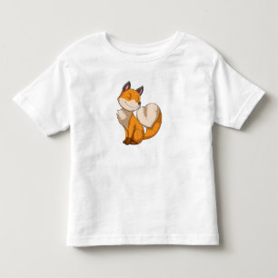 T-shirt Pour Les Tous Petits Renard avec coeur