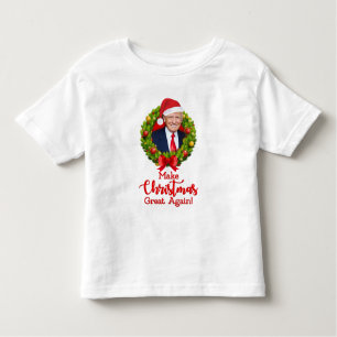 T-shirt Pour Les Tous Petits Rendre Noël à la grandeur Trump MAGA cadeau amusan