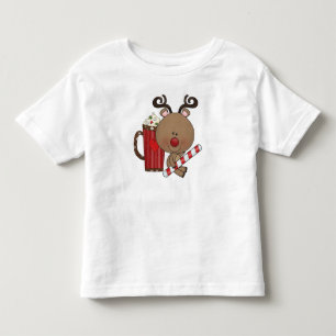 T-shirt Pour Les Tous Petits Renne de Rudy avec du cacao