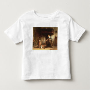 T-shirt Pour Les Tous Petits Réparant les filets (huile sur le panneau)