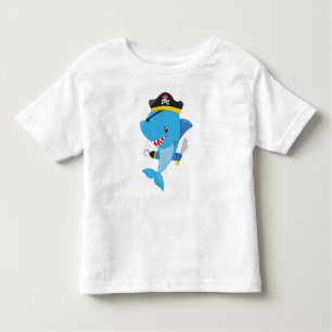 T-shirt Pour Les Tous Petits Requin pirate, Requin mignon, Petit Requin, Requin