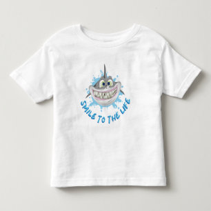 T-shirt Pour Les Tous Petits Requin souriant dans le style de dessin animé - So
