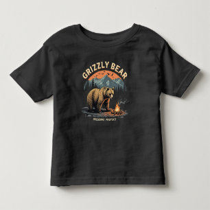 T-shirt Pour Les Tous Petits Réserve et protection de l'ours grizzly