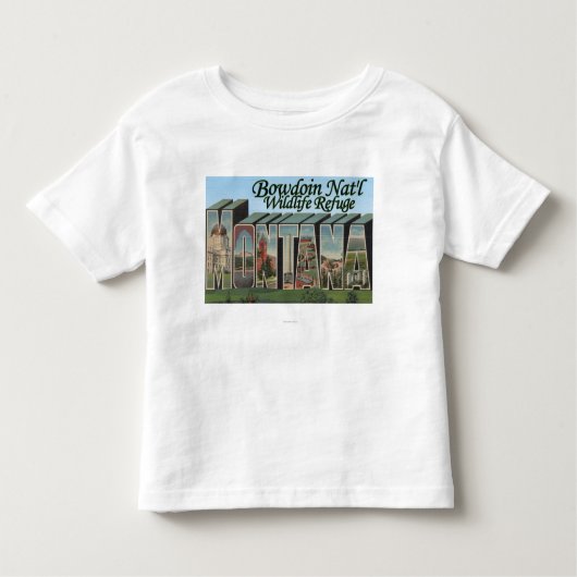 T-shirt Pour Les Tous Petits Réserve nationale de Bowdoin, Montana (Devant)