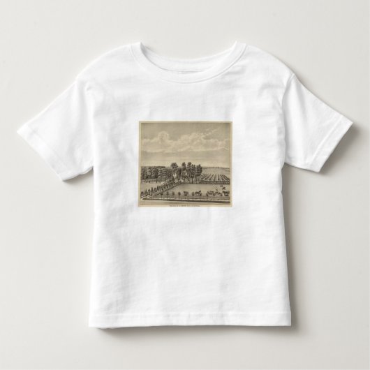 T-shirt Pour Les Tous Petits Résidence d'Evans, Topeka, le Kansas (Devant)