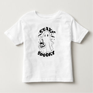 T-shirt Pour Les Tous Petits Restez Éffrayant
