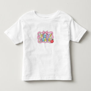 T-shirt Pour Les Tous Petits Retour à l'école Bonjour équipe de première année
