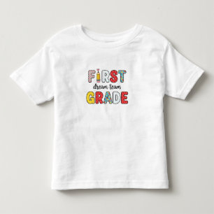 T-shirt Pour Les Tous Petits Retour à l'école Équipe de rêve de première année