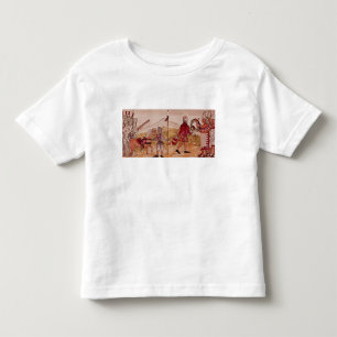 T-shirt Pour Les Tous Petits Réunion de Hernando Cortes et de Montezuma