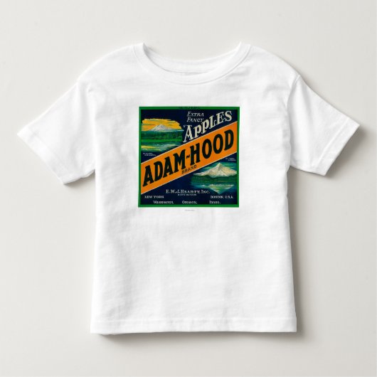 T-shirt Pour Les Tous Petits Rivière de LabelHood de caisse d'Apple (Devant)