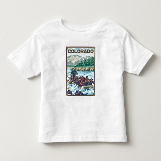 T-shirt Pour Les Tous Petits Rivière RaftingColorado (Devant)