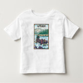 T-shirt Pour Les Tous Petits Rivière RaftingUtah (Devant)