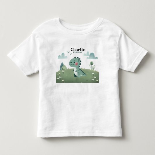 T-shirt Pour Les Tous Petits Roarsome Dino Birthday (Devant)