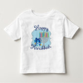 T-shirt Pour Les Tous Petits Robe de Hanoukka (Devant)