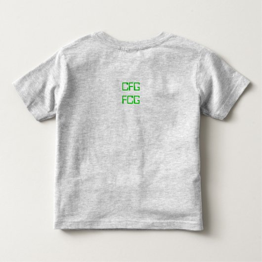 T-shirt Pour Les Tous Petits Robot fâché (Dos)