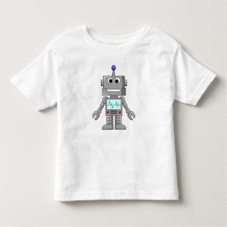 T-shirt Pour Les Tous Petits Robot heureux