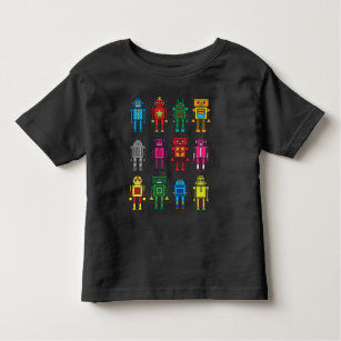 T-shirt Pour Les Tous Petits Robots cadeau Robotik Retro jouet plaisanter