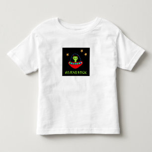 T-shirt Pour Les Tous Petits roche d'aliens !