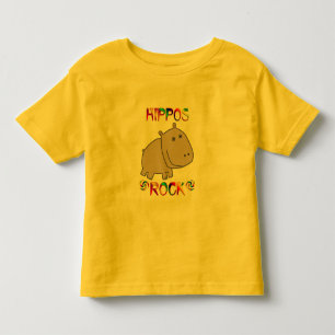 T-shirt Pour Les Tous Petits Roche d'hippopotames