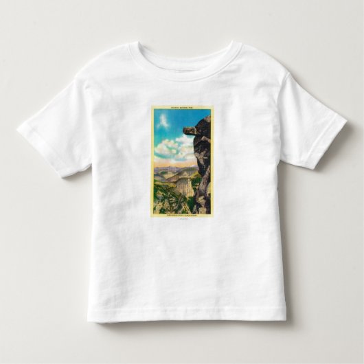T-shirt Pour Les Tous Petits Roche surplombante au glacier PointYosemite, CA (Devant)