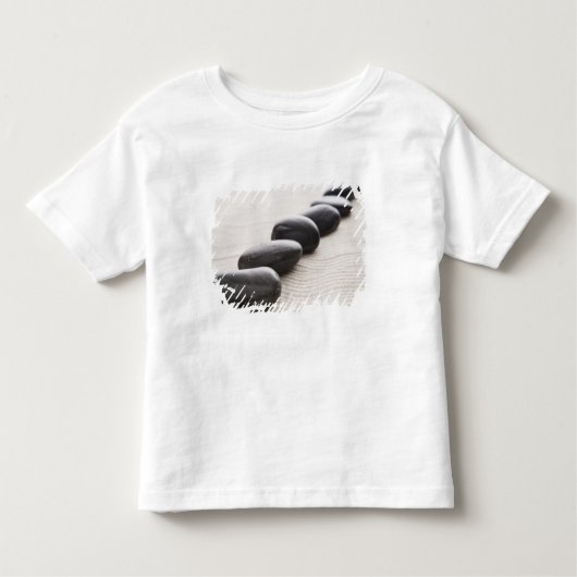 T-shirt Pour Les Tous Petits Roches sur le sable (Devant)