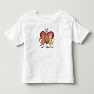 T-shirt Pour Les Tous Petits Ronronnement-fection de chats