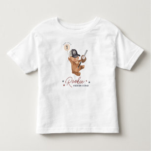 T-shirt Pour Les Tous Petits Rookie 1er Ours d'anniversaire
