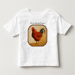 T-shirt Pour Les Tous Petits Rooster chicken de Rhode Island