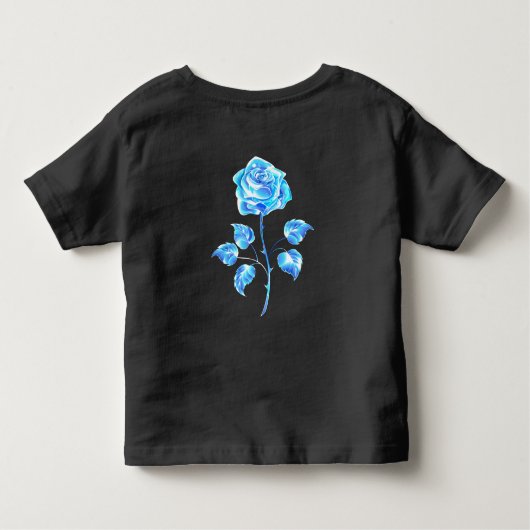 T-shirt Pour Les Tous Petits Rose bleu brûlant (Dos)