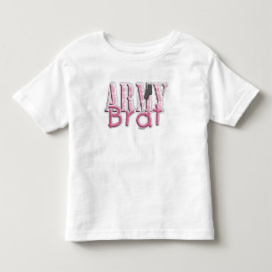 T-shirt Pour Les Tous Petits Rose de gosse d'armée