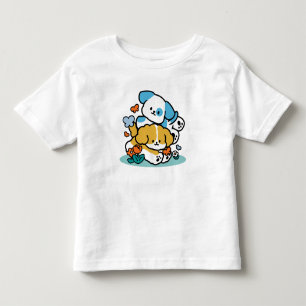 T-shirt Pour Les Tous Petits Rouler En Mai Comme De Joyeux Pups - Mignonne Chie