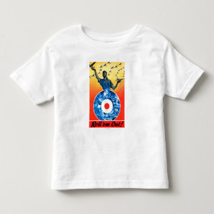 T-shirt Pour Les Tous Petits Roulez-les corps d'aviation canadien royal