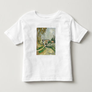 T-shirt Pour Les Tous Petits Route de village, 1879-82 (huile sur la toile)