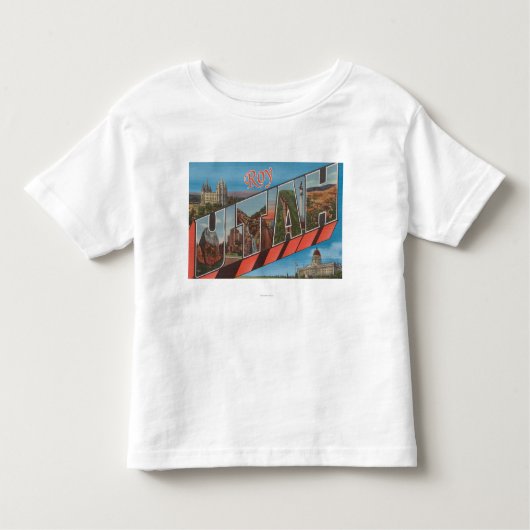T-shirt Pour Les Tous Petits Roy, lettre ScenesRoy, UT d'UtahLarge (Devant)