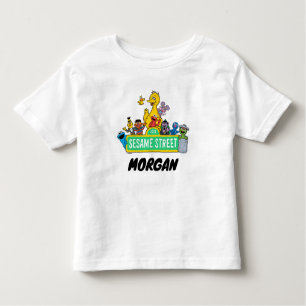 T-shirt Pour Les Tous Petits Rue Sésame   Ajouter Votre Nom